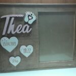 Large Frame - Hearts and Footprints Theme