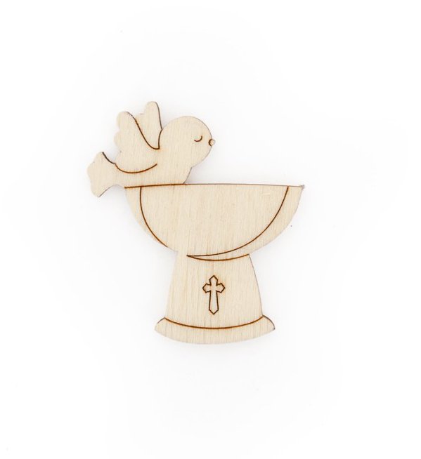 BAPTISMAL FONTS 4.4X5X0.3CM