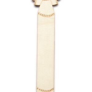 BOOK MARKER ANGEL 20.6X5.6X0.2CM POPLAR