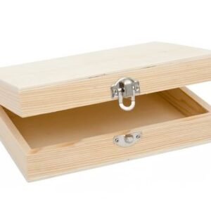 RECTANGULAR WOODEN BOX