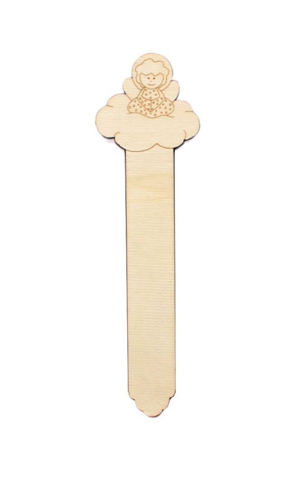 ANGEL BOOK MARKERS 5.7X20X0.2CM POPLAR