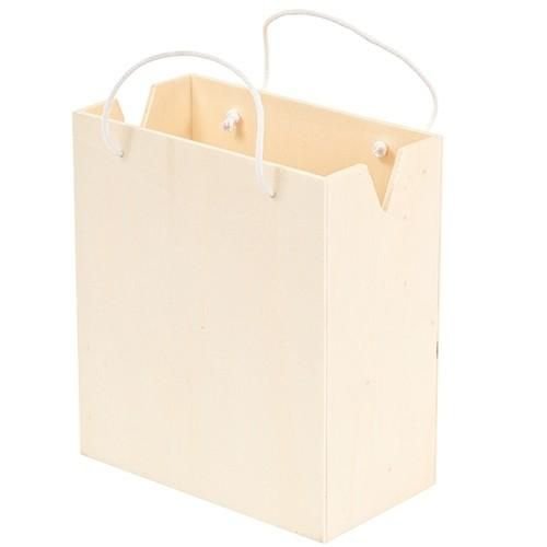 Wooden Bag with Hinge - Available in 2 sizes - Image 2