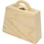 Wooden box - bag with handle