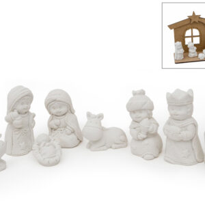 INFANT CHRISTMAS CRIB 8P  6CM