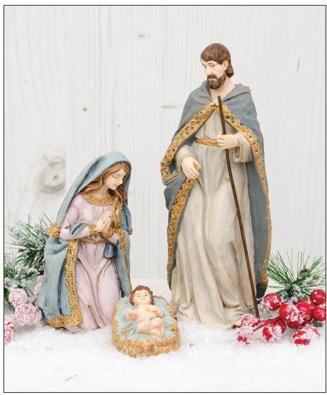 CHRISTMAS CRIB 3P 25CM - Image 2