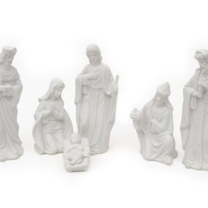CHRISTMAS CRIB 6P  15CM
