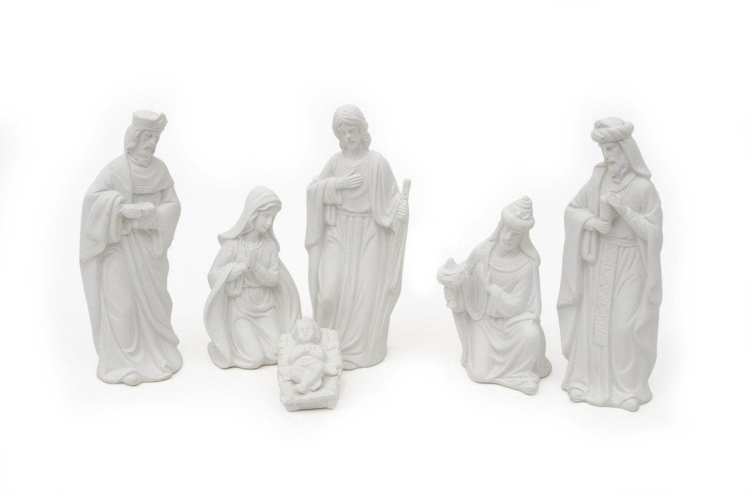 CHRISTMAS CRIB 6P 15CM