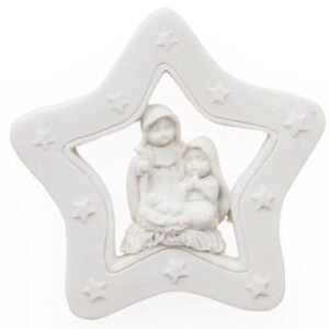 NATIVITY FAMILY STAR 5.5CM