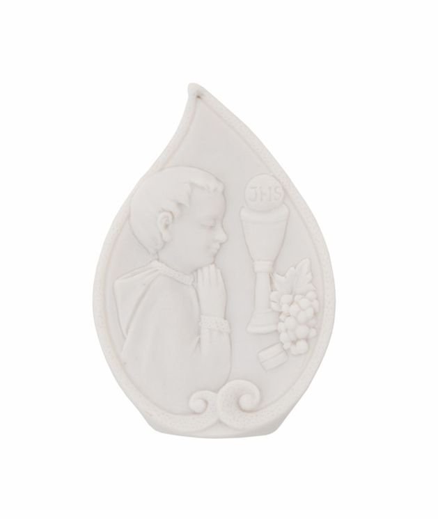 BASE 6CM W/CHILD HOLY COMMUNION - Boy
