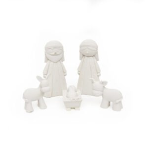 NATIVITY FAMILY 5P 15CM