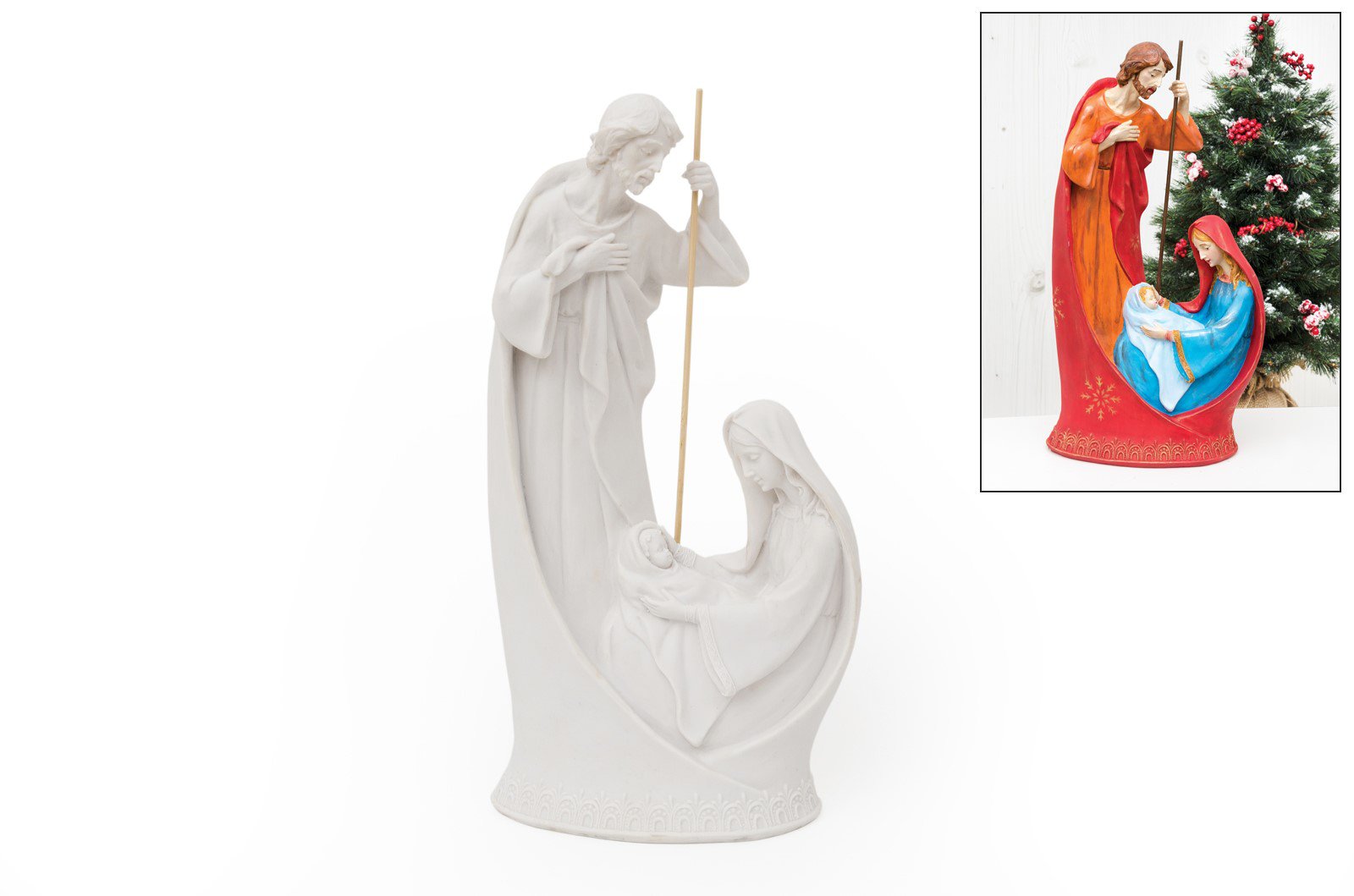 NATIVITY FAMILY 23.8X12.4X44.3CM