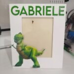 Large White Frame - Dinosaur theme