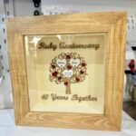 Anniversary Tree in a Box Frame