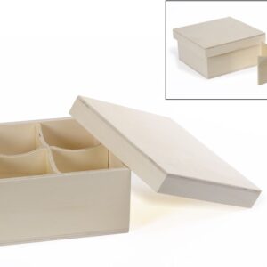 BOX 4 DIV. 16.5X16.5X8CM