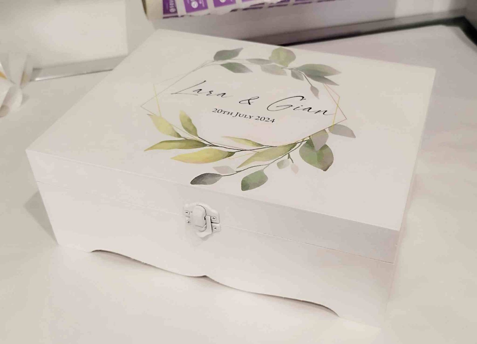 Gift Box Wedding - Base in White