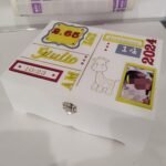 Keepsake Baby Wooden Box - Base in White - 27x21x10cm