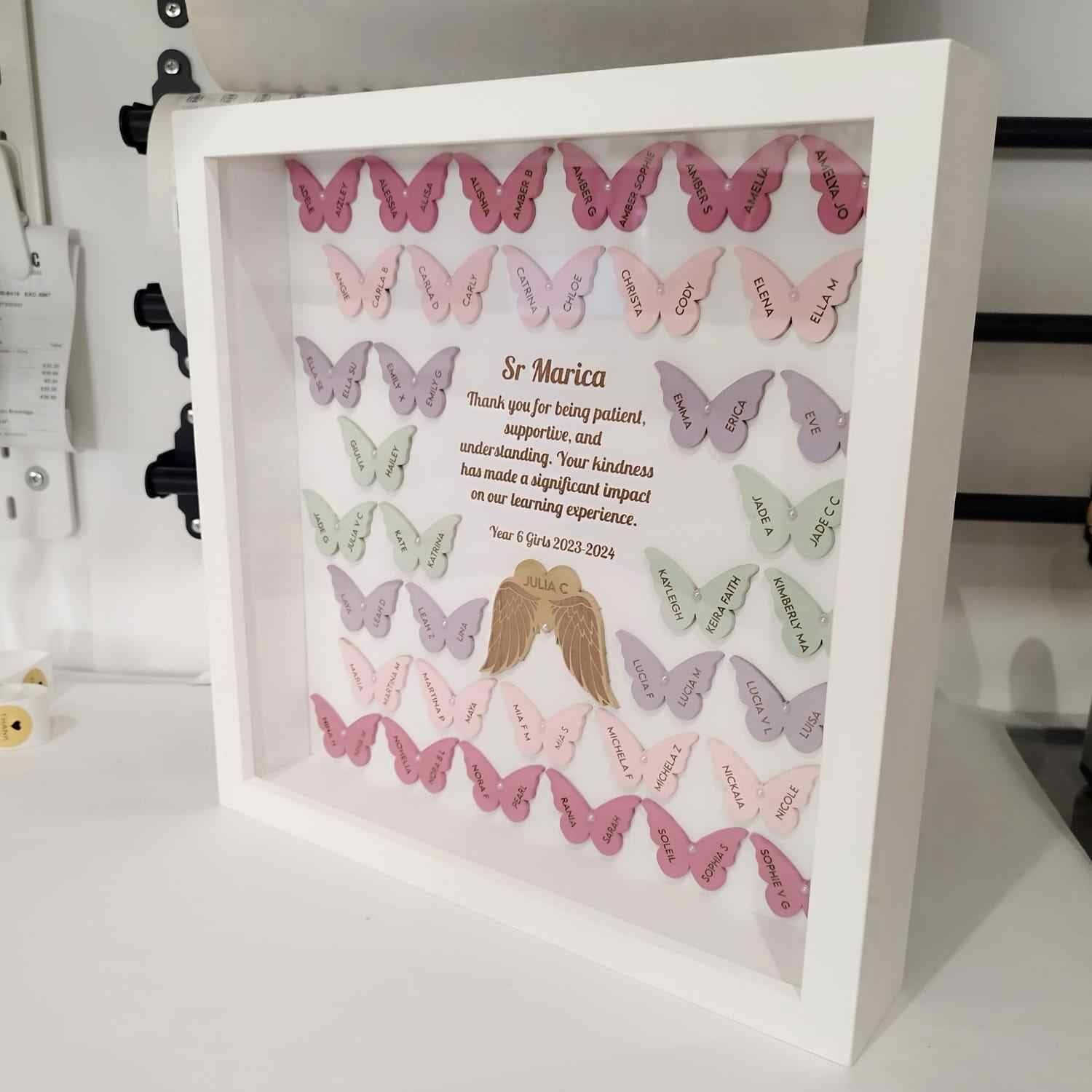 Personalised Square Frame with up to 74 names - Image 2