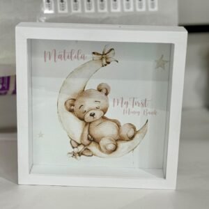 Personalized Moneybox Frame - My First Money Bank