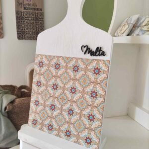 Love Malta Wooden kitchen board and table holder