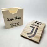 Printed Square Coaster Set x6 - Football Theme
