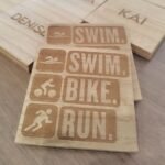 Engraved Square Coaster - Sports