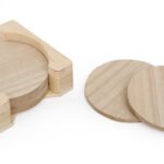 SET 6 BASES FOR GLASSES 10x10x3.5CM