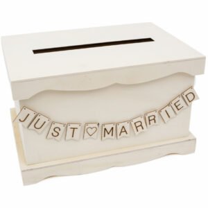 POST BOX JUST MARRIED 30.5X21.5X18CM