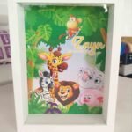 Standing Money Box Frame - Jungle Theme