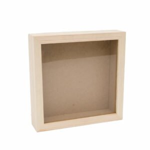 FRAME W/GLASS 17x17x4CM
