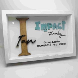 Box Frame with Glass - Group Logo