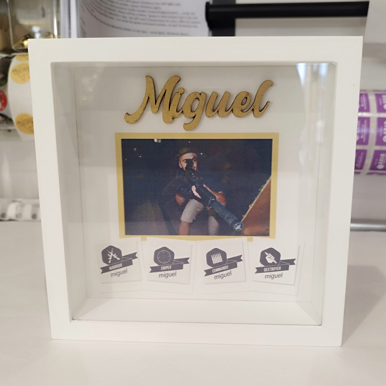 Box Square Frame with Glass - Special Skills