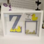 Baby Box Frame with Glass -  Duck  Theme