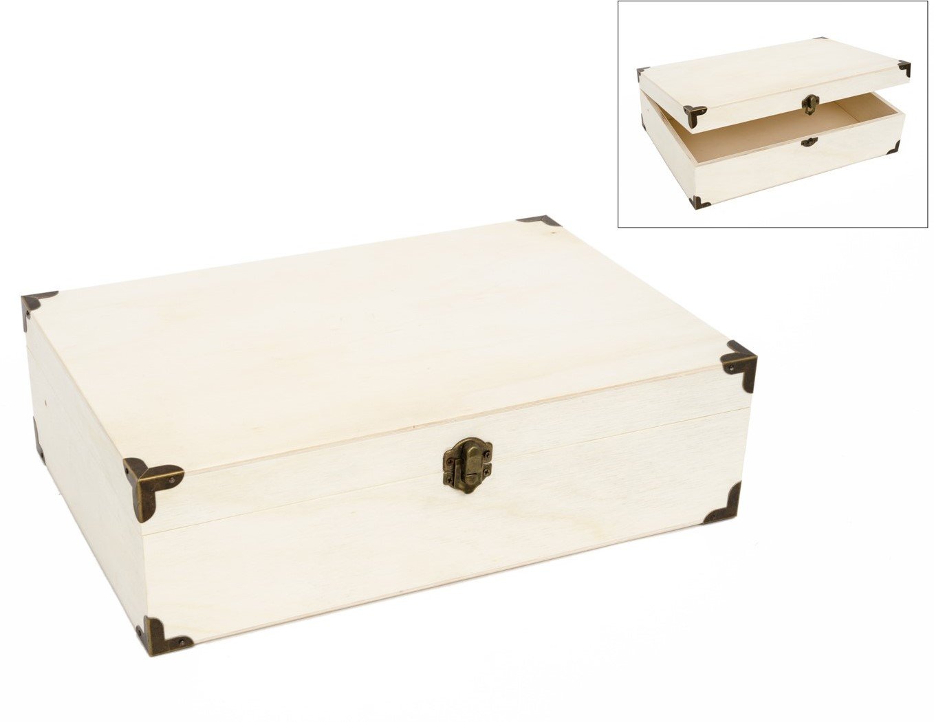 WOODEN BOX 32.5x22x9.5cm