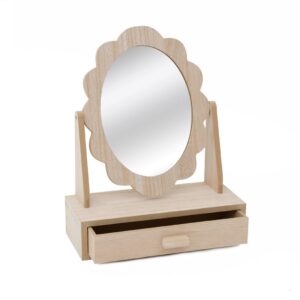 MIRROR W/DRAWER 27.5X11.5X34.5CM