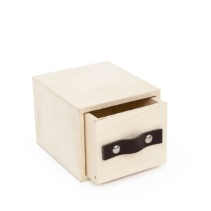 WOODEN BOX 9.5X10.58CM