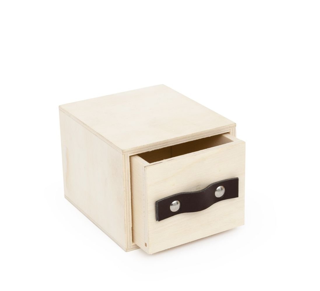 WOODEN BOX 9.5X10.58CM