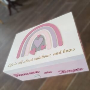 Keepsake box – Rainbow (50x35x20)