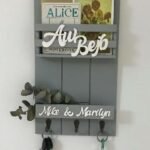 Personalised Key Holder Board with 3 Hangers