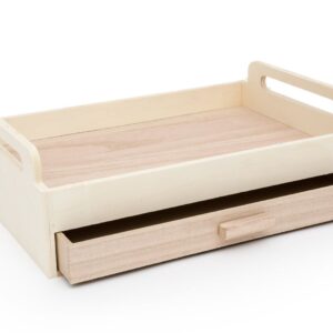 TRAY W/ DRAWER 40x28x13CM