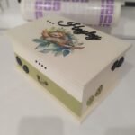 Wood Jewel Box with Mirror and Drawer - With Print