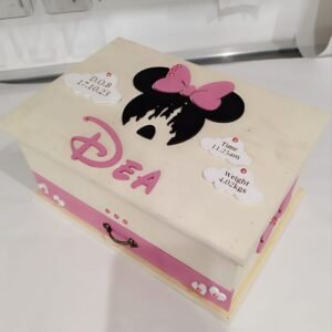 Wood Jewel Box with Mirror and Drawer - Minnie Theme