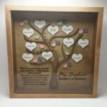 Family Tree / Class Tree - Frame with Glass - 25x25x4cm
