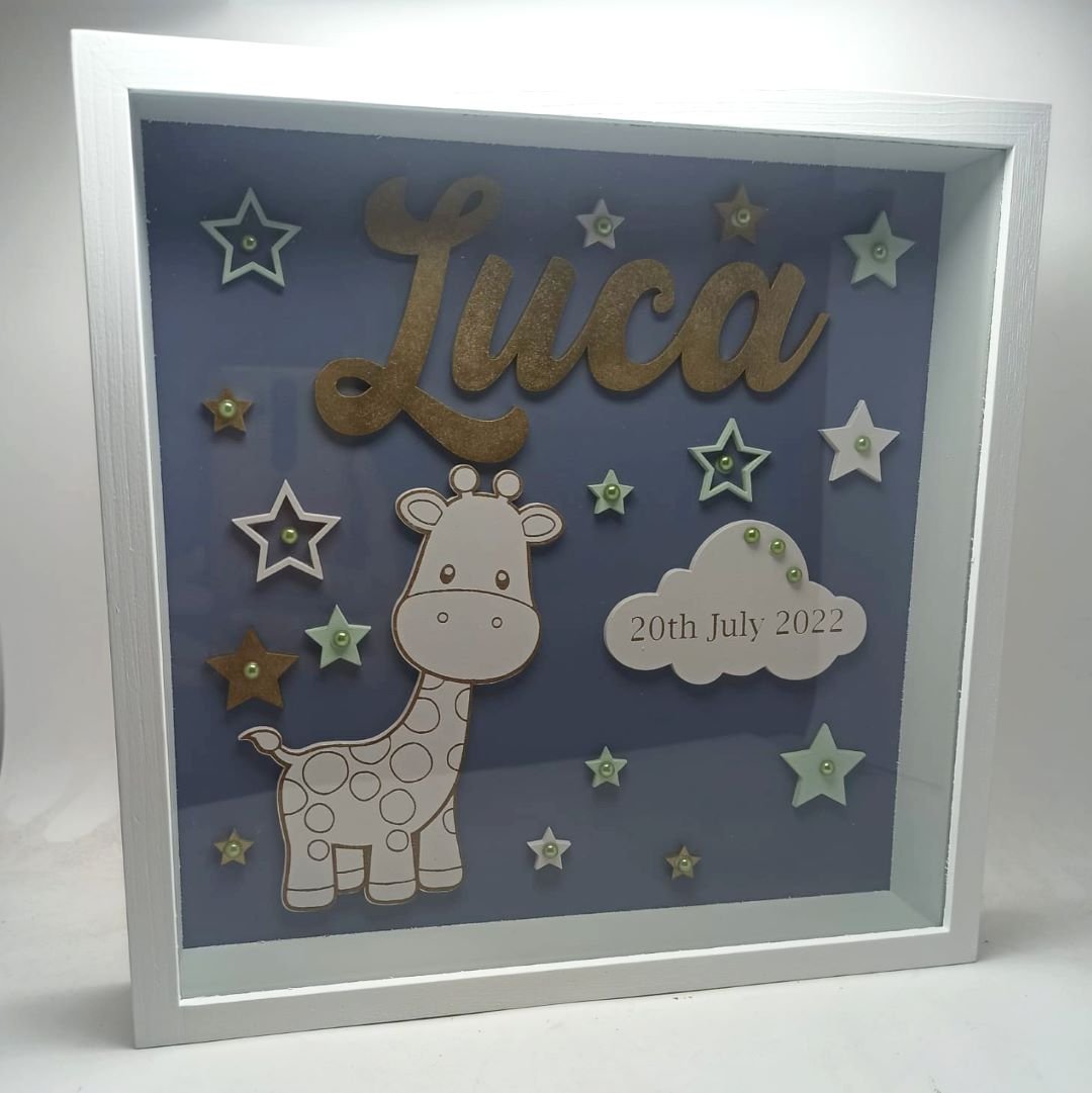 Baby Box Frame with Glass