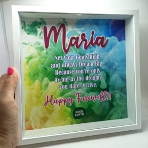 Box Frame with Glass - Happy Farewell!