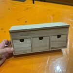 Wooden Box with Drawers
