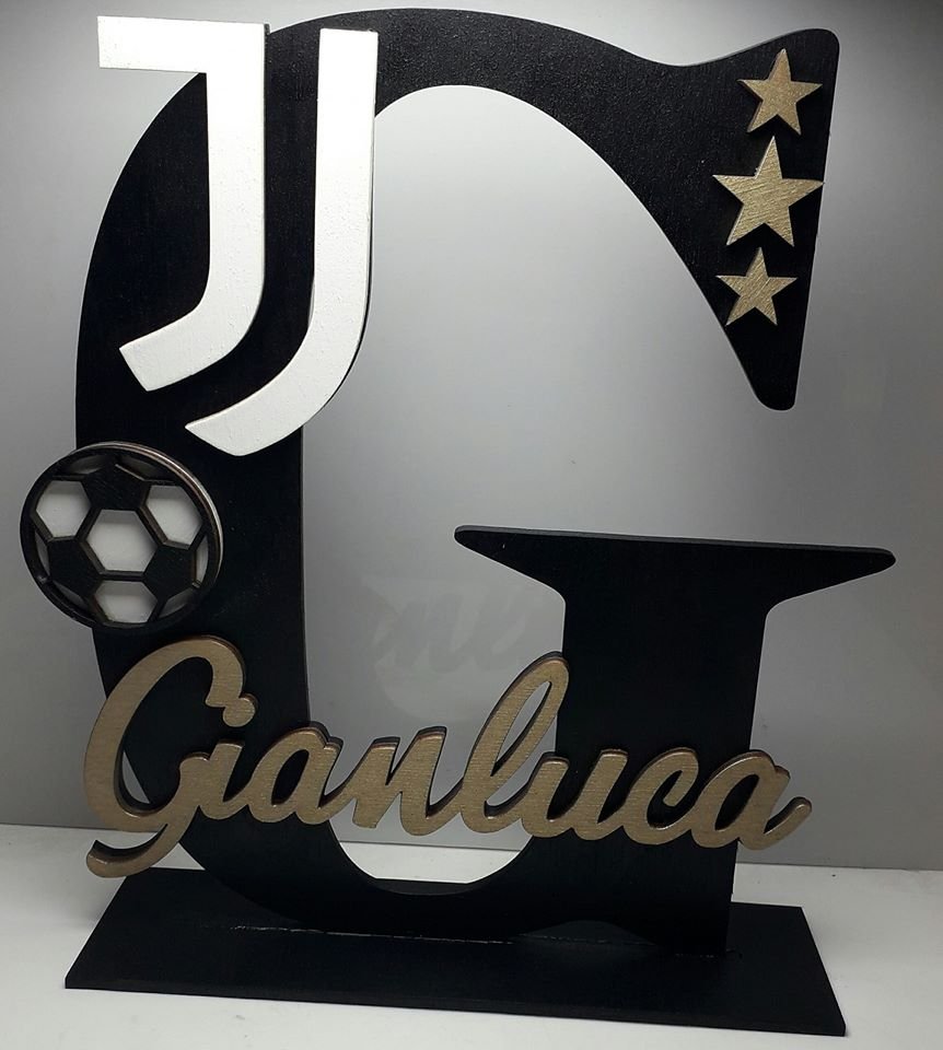 Wooden Name - Juventus - Image 3