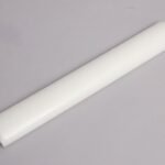 CANDLE BAPTISM OVAL 4.5X32CM WHITE