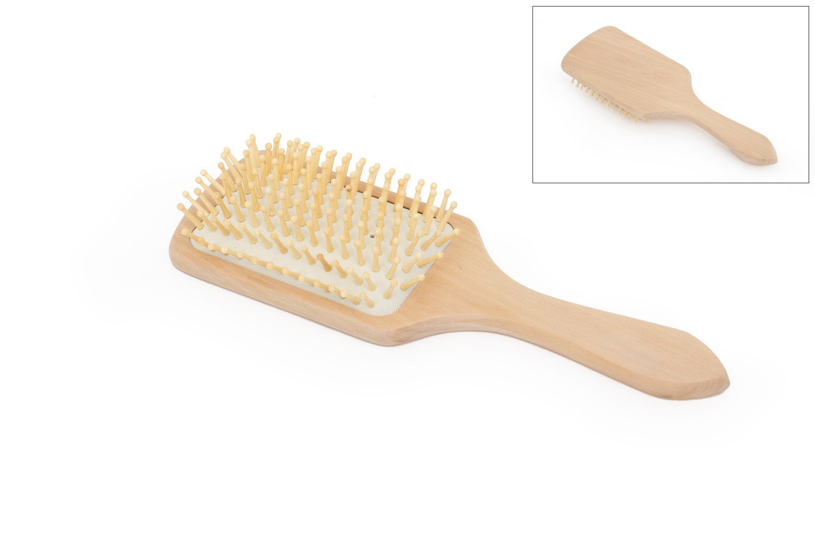 SQUARE WOODEN BRUSH 25X8.5CM