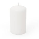 CANDLE D.4.8X10CM WHITE