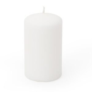 CANDLE D.4.8X10CM WHITE
